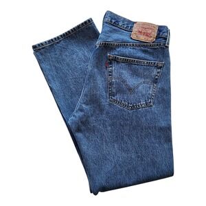 Vintage Levi's 501xx Button Fly Jeans W35 L30 – Made in Mexico 2006 Y2K Straight